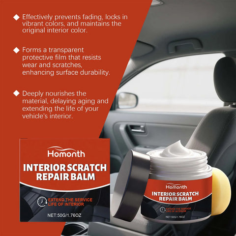 Car Interior Cleaner Leather Care Cream For Seats Dashboard Steering Wheel Automotive Cleaning and Care Accessories