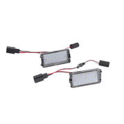 For Seat Altea 2005-2009 Arosa Cordoba 6K 6L Leon 1M Toledo 5P Ibiza 6L 2PCS Car License Plate Light Number Plate Lamp Upgrade