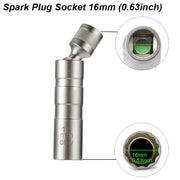 Spark Plug Socket Wrench Adapter 14mm 16mm Install Replace Repair Kit Swivel Torque Magnetic Remove Removal Gap Tool Car AUTO