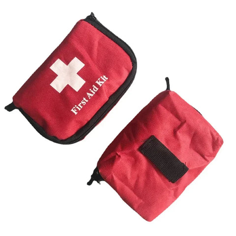 Small First Aid Kits Self Defense Kit Outdoor SportsEmergency Pills Bandages Dressing Tape Storage Bag Rescue Car Survival Kit