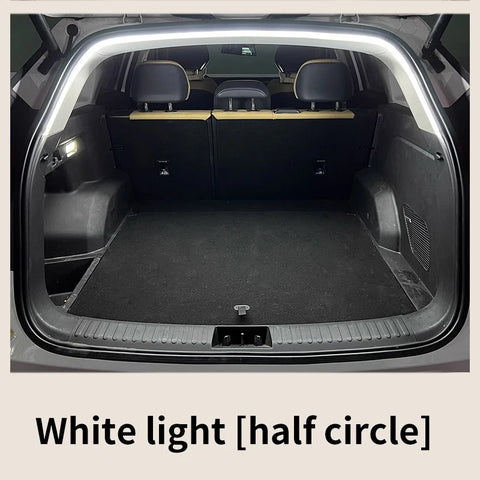 Car high brightness trunk lighting ambient light interior decoration LED wiring free automatic sensing tailgate light strip