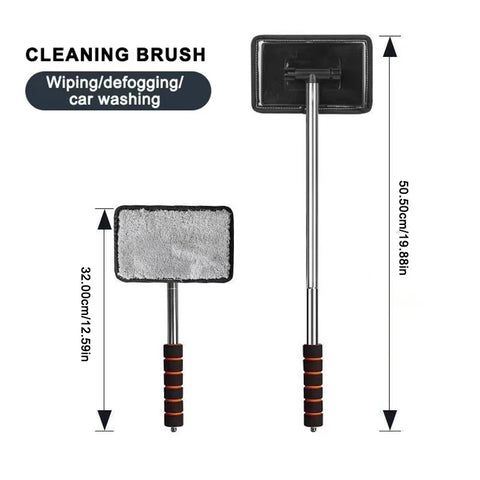 Car Front Windshield Defogging Brush Telescopic Long handle Car Household Glass Clean Brushes Dust Remover Tool