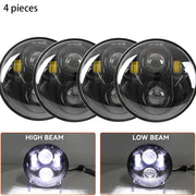 4X 5.75 inch 5-3/4'' Halogen to LED Headlights for Classic Car Muscle Cars Ford Cortina Capri Chevy Premier Statesman Kingswood