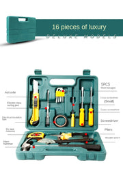 2025 12 16-Piece Car Emergency Tool Kit Auto Repair Tools Hardware Combination Set for Vehicle Maintenance and Body Repair