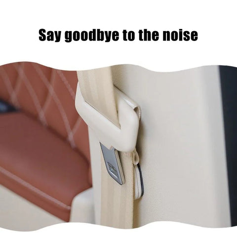 2Pcs Magnetic Car Seat Belt Holder Fixing Clip Pu Leather Seatbelt Limiter Stopper For Safety Belt Clip Prevent Falling