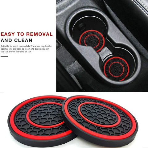 Anti-slip car coasters