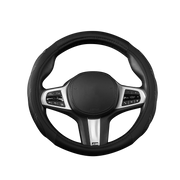 14-15 inch universal leather steering wheel cover