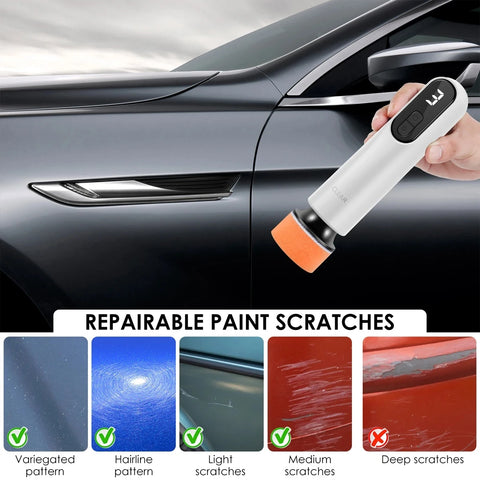 12000RPM Car Waxing Polishing Sanding Machine Car Paint Scratch Repairing Machine Windscreen Glass Oil Film Remove Car Waxer
