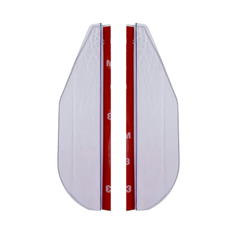 Car Rearview Mirror Rain Eyebrow Carbon Fiber Sun Visor Shade Protector Clear Vision Rain Auto Mirror Organizer Accessories