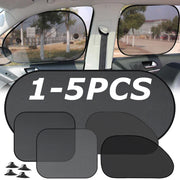 1-5Pcs Universal Car Sunshades Foldable Auto Side Window Rear Windscreen Mesh Sunshade Cover Car Windshield Accessories Exterior