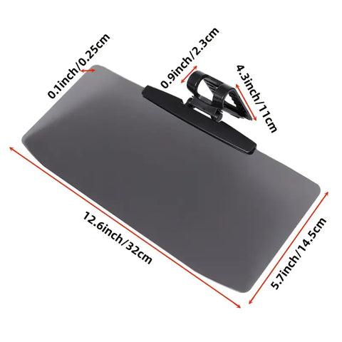 A car mounted anti glare mirror, anti UV strong light vehicle sunshade