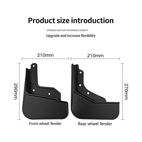 Car Mud Flaps for Polestar 2 Mudguards Fender Mud Guard Flap Splash Flaps Accessories
