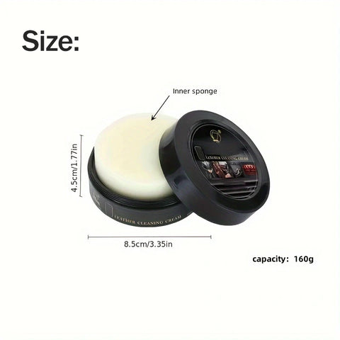 Car Leather Seat Maintenance Care Oil Multifunctional Cream Interior Polishing Stain Removal Refurbished Cleaning Car Interior