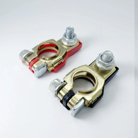 1 Pair car battery terminal Quick disconnect auto cables connectors Clamps 12V 24V Terminal Clamp 4 Way Car Batteries Top Post