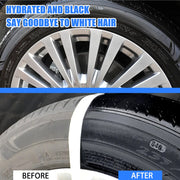 Tire shine paste restores new black color lasting protection of car rubber parts shine paste polishes car tires  shine car tires
