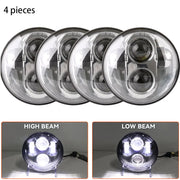 4X 5.75 inch 5-3/4'' Halogen to LED Headlights for Classic Car Muscle Cars Ford Cortina Capri Chevy Premier Statesman Kingswood