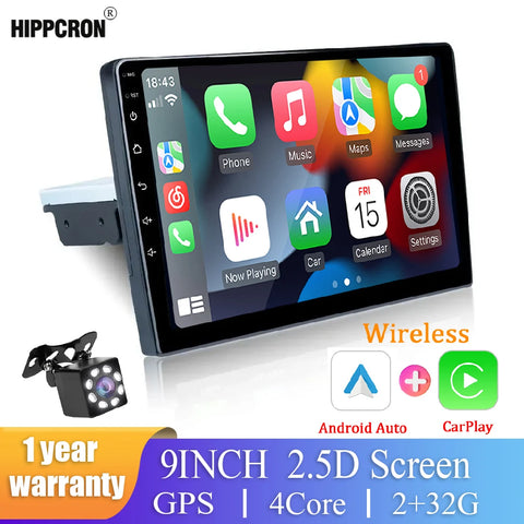 Android 11 Car Radio 1 din Stereo Autoradio Carplay Andriod Auto 32G  7"/9"/10" Universal WIFI GPS Car Audio Multimedia Player