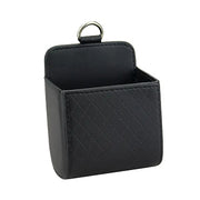 Car Phone Holder Mount Air Vent Hanging Storage Box Car Mobile Phone Bag PU Leather Glasses Organizer Support in Car Accessories