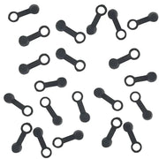 10Pcs 8mm Car Brake Pump Dust Cap Oil Drain Screw Cap Brake Caliper Bleed Nipple Black Screw Dust Caps Cover Rubber Motorcycle