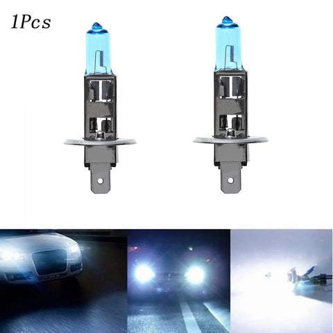 Super Bright 100w Car Headlight Halogen Lamp Xenon Headlight Bulbs H1 H3 LED Headlights Automotive Fog Lights