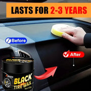 Professional Car Tire Shine Wax –Gloss Enhancement & Blackening,Anti-Aging & Color Retention,Long-Lasting Protection