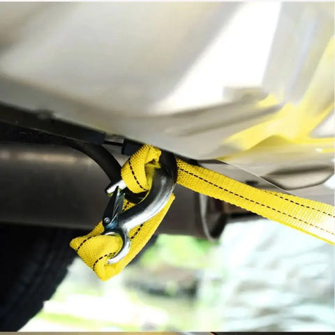 5 M Car Tow Cable 3 Ton Capacity Hooks Included Towing Pull Rope Emergency Rescue Off Road Design Heavy Duty Tow Road Emergency