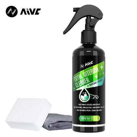 Car Total Interior Cleaner Agent Ceiling Cleaner Leather Flannel Woven Fabric Water free Multipurpose  Auto Dash Cleaning Tool