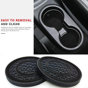 Anti-slip car coasters