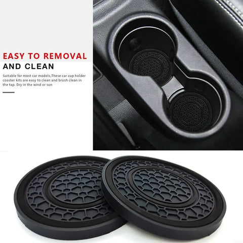 Anti-slip car coasters