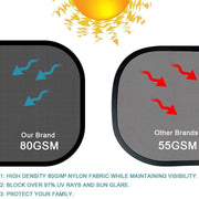 1-5Pcs Universal Car Sunshades Foldable Auto Side Window Rear Windscreen Mesh Sunshade Cover Car Windshield Accessories Exterior