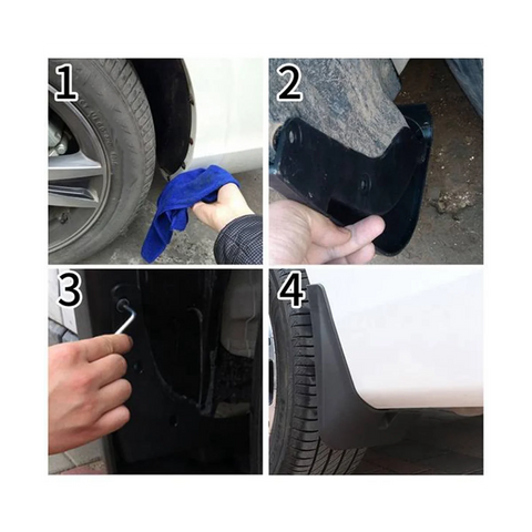 Car Mud Flaps for Polestar 2 Mudguards Fender Mud Guard Flap Splash Flaps Accessories