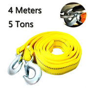 3/4M 3/5 Tons Car Tow Cable Towing Strap Rope 2 Hooks Emergency Heavy Duty Towing Ropes Van Road Recovery Car Accessories