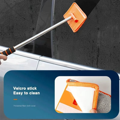 Car Front Windshield Defogging Brush Telescopic Long handle Car Household Glass Clean Brushes Dust Remover Tool