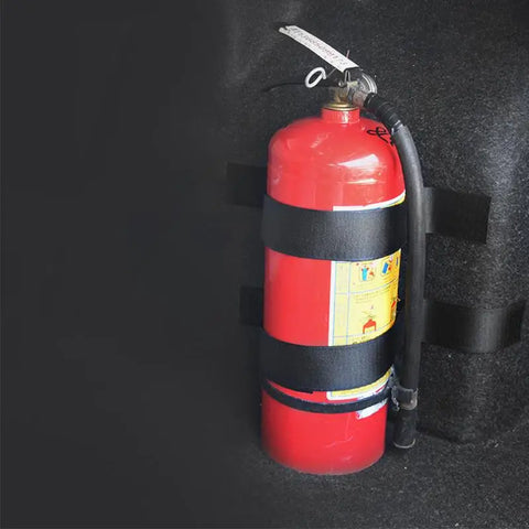 Car Trunk Organizer Elastic Fixing Belts Storage Bag Tapes Fire Extinguisher Fixing Belts Auto Interior Accessories