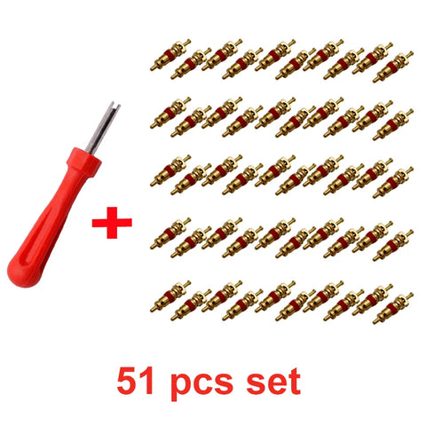 Portable Tire Valve Core Remover Installer Tool Removal Tool Car Bike Bicycle Motorcycle Tire Repair Tools Wrench Screwdriver