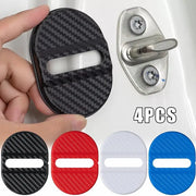 Universal Car Door Lock Protective Cover 4PCS Self-adhesive Car Decorative Accessories Car Door Lock Anti Rust Sleeve