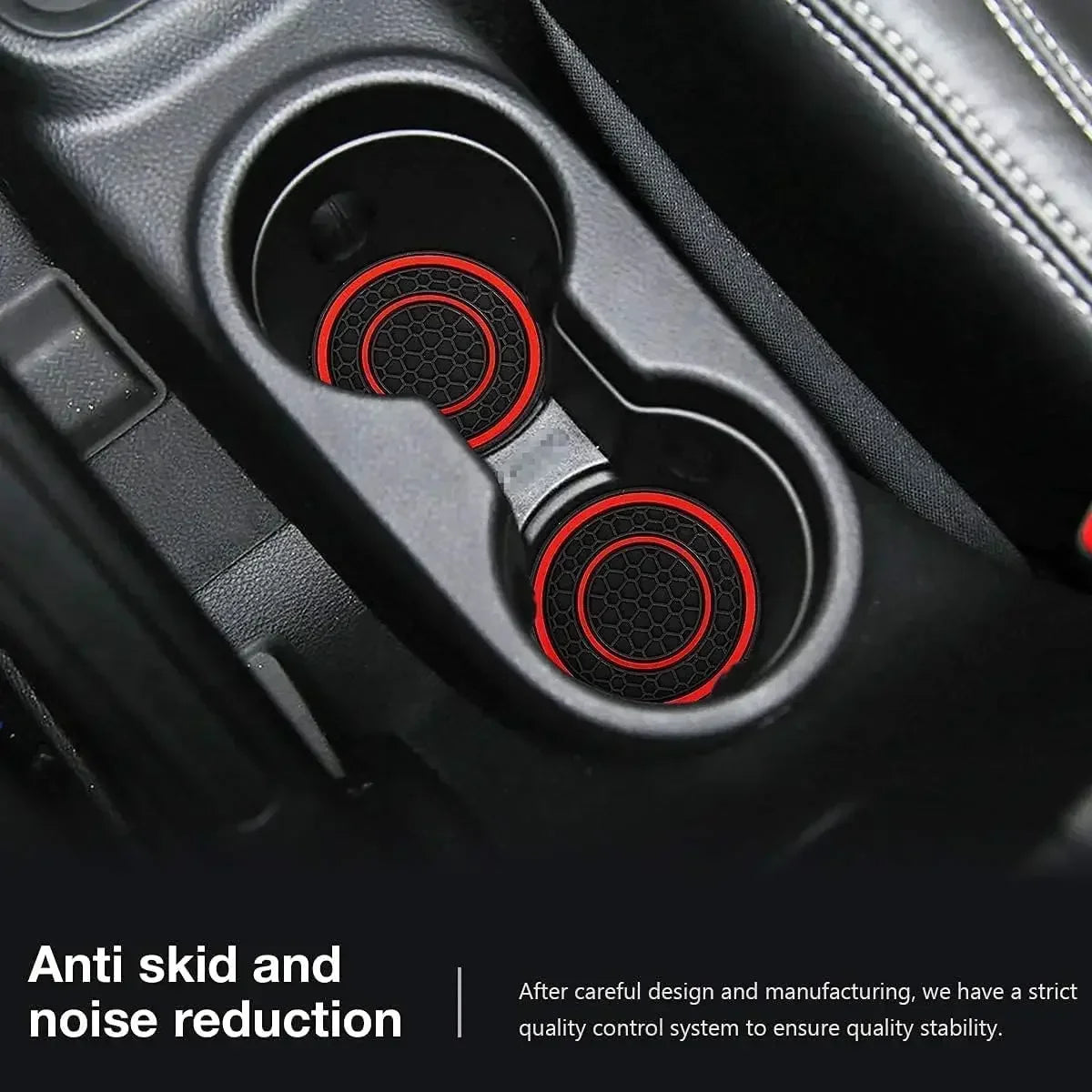 Anti-slip car coasters
