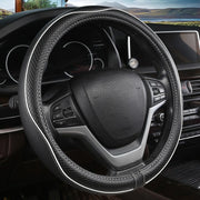 Anti-slip breathable steering wheel cover for cars