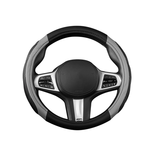 14-15 inch universal leather steering wheel cover