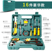 2025 12 16-Piece Car Emergency Tool Kit Auto Repair Tools Hardware Combination Set for Vehicle Maintenance and Body Repair