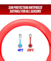 Anti-slip silicone steering wheel cover for cars