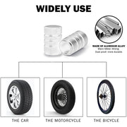 4pcs Universal Car Wheel Tire Valve Stem Caps Dust Covers Aluminum Tire Wheel Stem Air Valve Cap Car Accessories