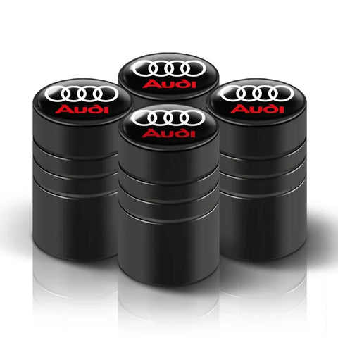 4Pcs Car Styling 3D Aluminum Metal Car Wheel Tire Air Valve Caps Cover For Audi A3 A4 b6 b8 b7 A6 A8 S Line S3 S4 S6 Q3 Q5 Q7 Q8