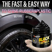 Professional Car Tire Shine Wax –Gloss Enhancement & Blackening,Anti-Aging & Color Retention,Long-Lasting Protection