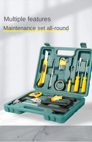 2025 12 16-Piece Car Emergency Tool Kit Auto Repair Tools Hardware Combination Set for Vehicle Maintenance and Body Repair