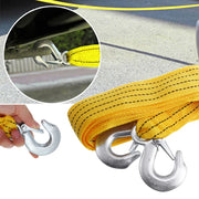 3/4M 3/5 Tons Car Tow Cable Towing Strap Rope 2 Hooks Emergency Heavy Duty Towing Ropes Van Road Recovery Car Accessories
