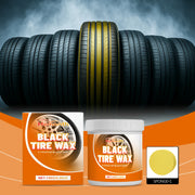 Car Tire Shine Wax - Tire Shine Maintenance, Wheel Hub Stain Removal, Brightening, Rust Removal Cleaning Paste.