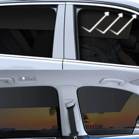 Car Window Sunshade Magnetic CarCurtain For Baby Sun Shade Front RearSide Window Parasol Auto Sun UV Protection