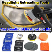 Car Headlight Restoration Set Car Headlight Yellowing Repair Car Tail Light Aging Waxing Repair Tool Headlight Polishing To New