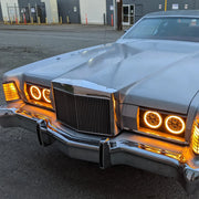 4X 5.75 inch 5-3/4'' Halogen to LED Headlights for Classic Car Muscle Cars Ford Cortina Capri Chevy Premier Statesman Kingswood